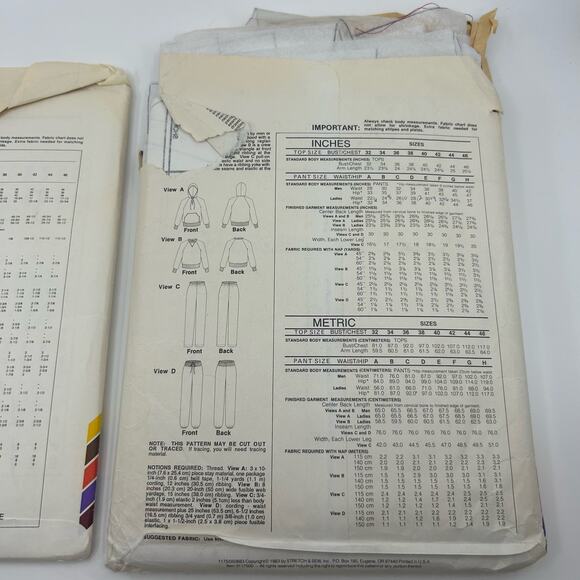 Stretch & Sew Ann Person 1578 The Traveler & 1175 Jogging Suit Sewing Pattern - Picture 3 of 11